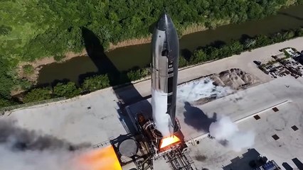 SpaceX fires up Starship in preparation for flight 9