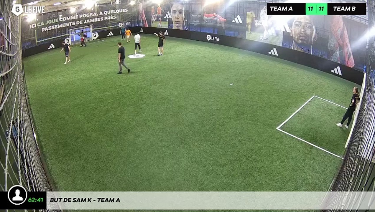 But de Sam K - Team A
