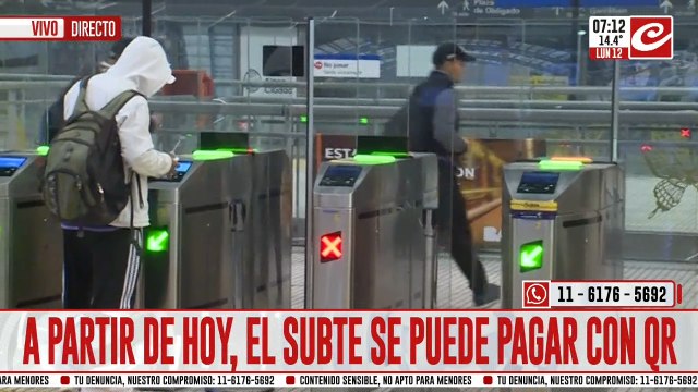 El subte ya habilitó el pago con QR en todas sus estaciones