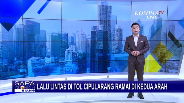 Libur Waisak, Arus Kendaraan di Tol Cipularang dari Jakarta Menuju Bandung Ramai-Padat