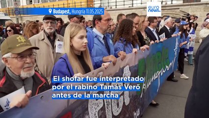 Budapest aprovecha la Marcha de la Vida para recordar a las víctimas del Holocausto