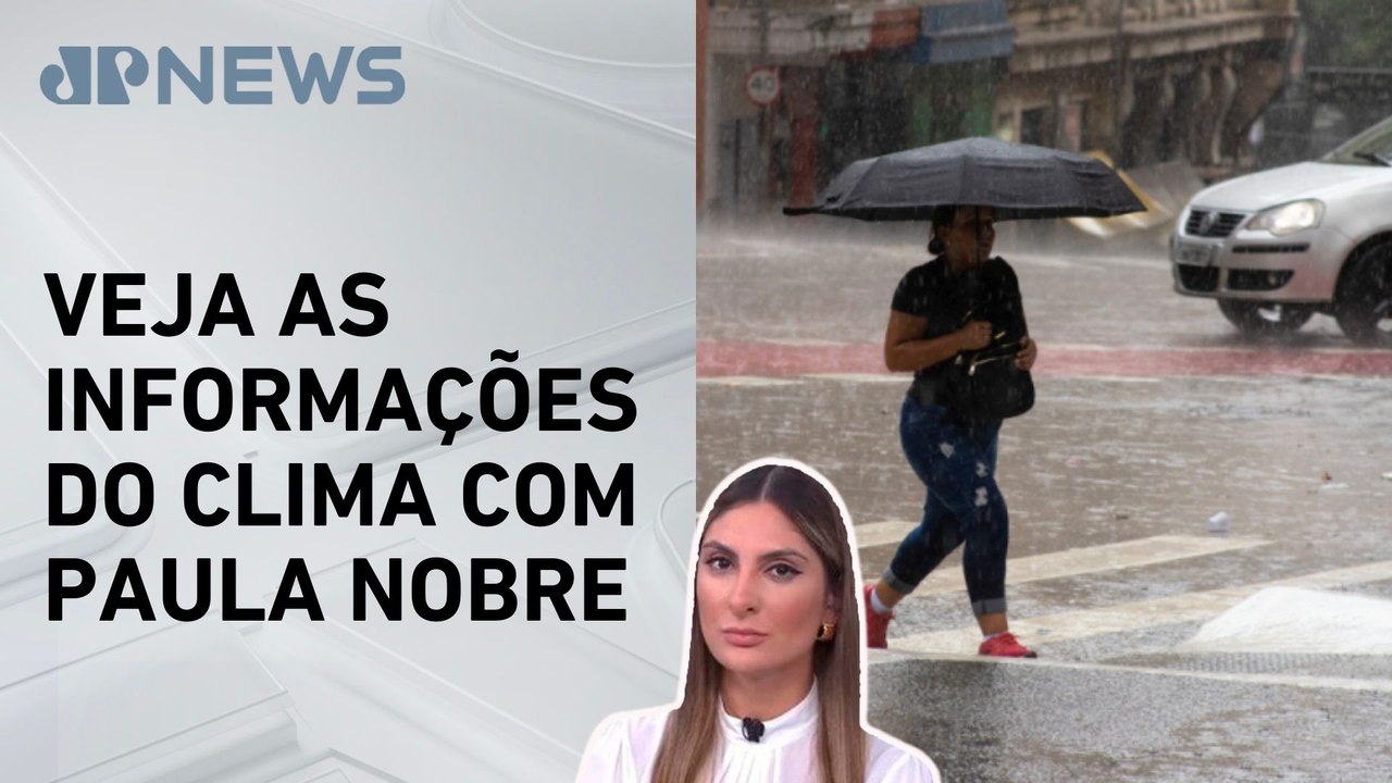Centro-Sul não tem previsão de chuva forte nesta segunda (12) | Previsão do Tempo
