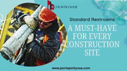 Standard Restrooms A Must-Have for Every Construction Site