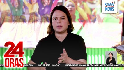 VP Duterte - Pinaghahandaan ang panunumpa ni FPRRD sakaling Manalo vs. Nograles sa mayoral race | 24 Oras