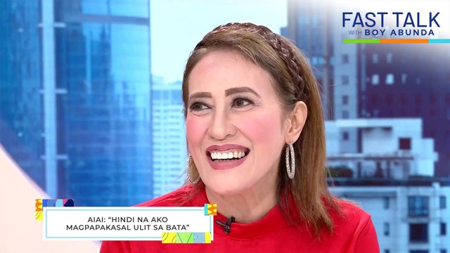 Fast Talk with Boy Abunda: Ai-Ai delas Alas, hindi na muling magpapakasal sa mas bata! (Episode 593)