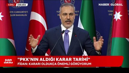 Bakan Fidan: PKK'nın aldığı karar tarihi