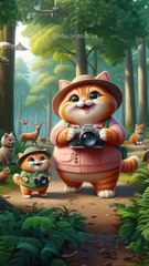 When you go hiking but someone is smoking #shorts  #cat #cute #kitten