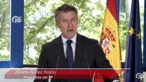 El líder del PP, Alberto Núñez Feijóo, anuncia Congreso del PP para este verano