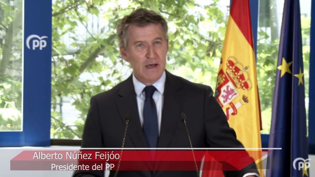 El líder del PP, Alberto Núñez Feijóo, anuncia Congreso del PP para este verano