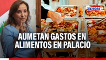 Palacio de Gobierno aumenta gasto en alimentos y bebidas: Casi S/ 600 mil entre enero y abril