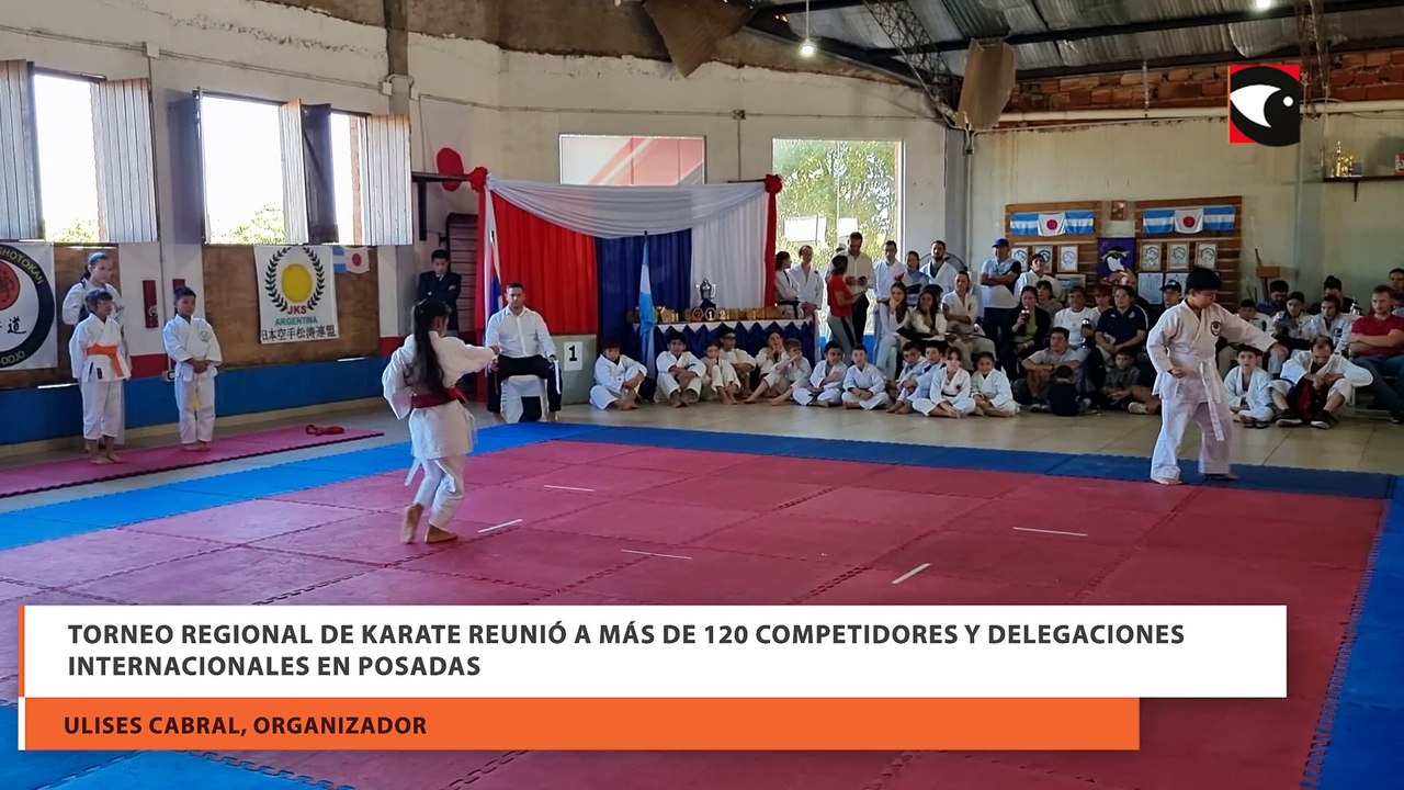 Torneo Regional de Karate reunió a más de 120 competidores y delegaciones internacionales en Posadas