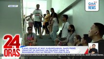 Ilang senior at may karamdaman, napilitang umakyat sa mataas na palapag dahil sa mahabang pila sa priority polling place | 24 Oras