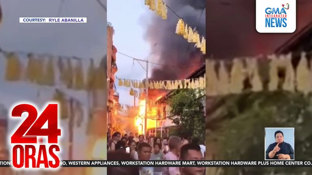 3 sugatan sa sunog na tumupok sa 10 bahay; Lalaking mitsa umano ng apoy, tinangkang kuyugin | 24 Oras