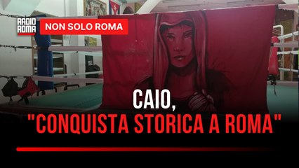 Caio festeggia l'assegnazione della Palestra Popolare San Lorenzo