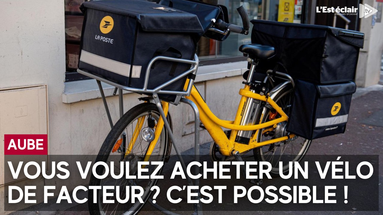 Des vélos de facteur en vente dans des bureaux de poste du Grand Est, dont un à Troyes