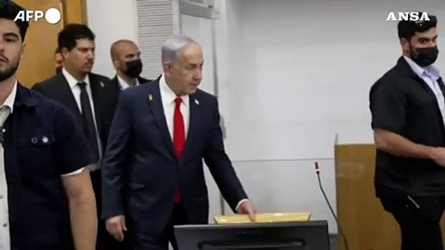Tel Aviv, Netanyahu in tribunale per un'udienza del suo processo