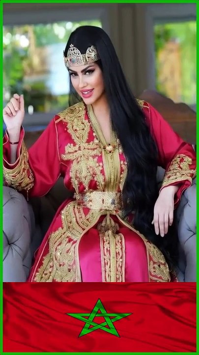 Moroccan caftan dress_culture  🇲🇦 4🥀 مغربية رمز الجمال