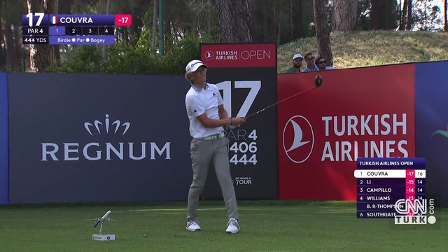 Turkish Airlines Open Golf Turnuvası sona erdi