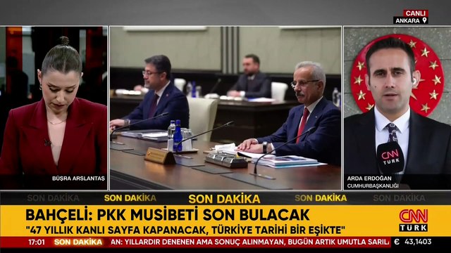 SON DAKİKA | Kabine Cumhurbaşkanı Erdoğan başkanlığında toplandı! Bahçeli'den Kabineye Ay Yıldızlı çiçek...