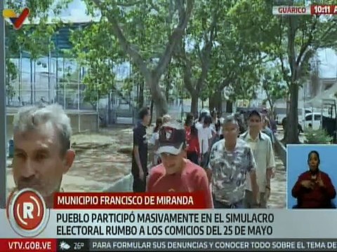 Guariqueños destacaron facilidad y rapidez del proceso electoral vivido en el simulacro del pasado 10-M