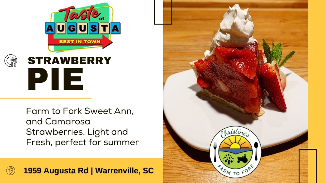 Augusta Today - Taste of Augusta - Christine's...