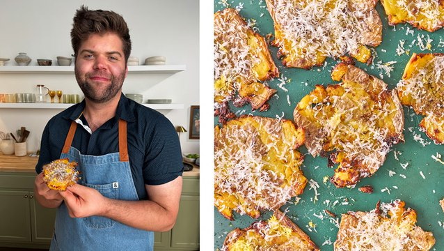 How to Make Lemon-Parmesan Crispy Smashed Potatoes