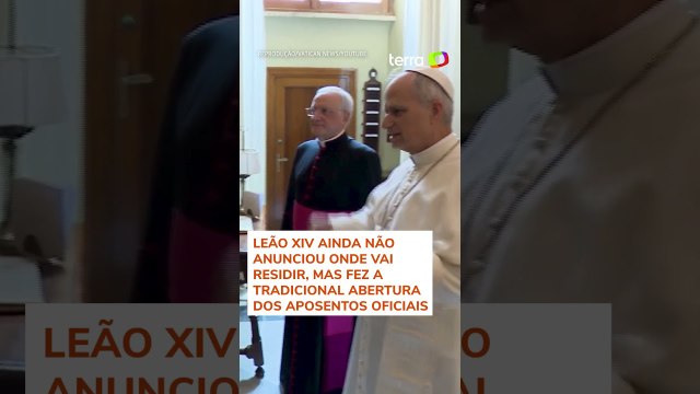 Papa Leão XIV reabre apartamento papal selado desde a morte de Francisco #shorts