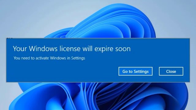 Your windows license will expire soon in windows 11 - How To Disable it