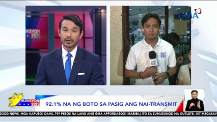 Update sa bilangan ng boto sa Pasig | Eleksyon 2025