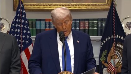 President Trump addresses release of US hostage Edan Alexander_480p