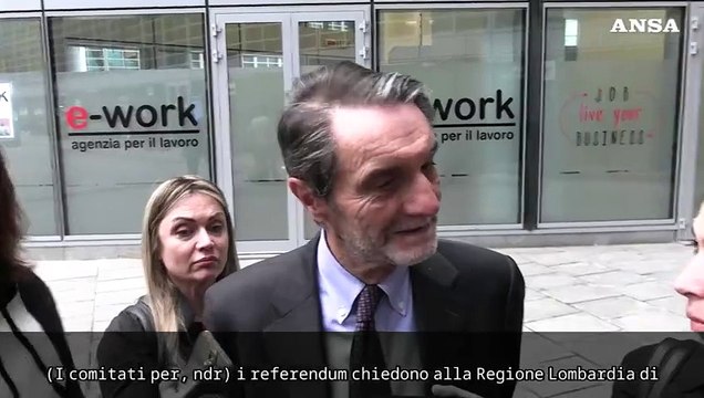 Referendum, Fontana: La Russa invita all'astensione? Legittimo dissenso