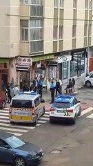 Pelea en el barrio de Santa Catalina