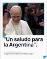 El papa León XIV hizo emocionar a Nelson Castro con un saludo para la Argentina