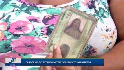 Cartórios do Estado emitem documentos gratuitos