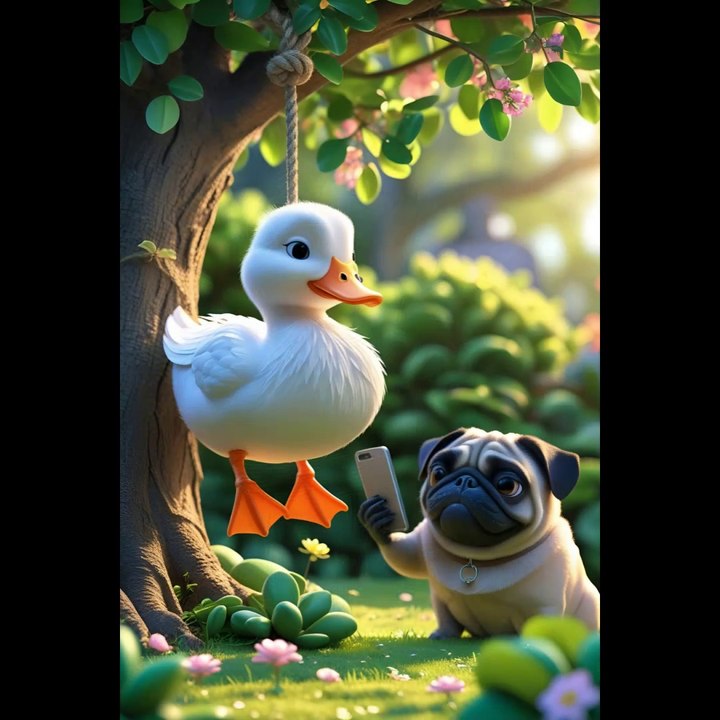 Pug's dinner plan gone wrong😯