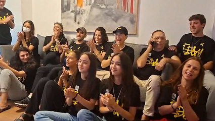 Moment Edan Alexander’s family witnesses release from Hamas captivity