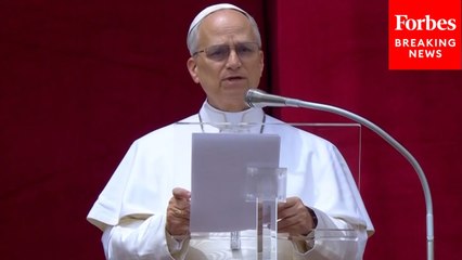 Pope Leo XIV Delivers First Sunday Prayer As Pontiff