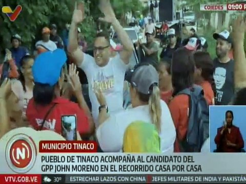 Cojedes | Candidato John Moreno realizó un recorrido casa por casa en el mcpio. Tinaco