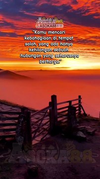 ✨“Kamu mencari kebahagiaan di tempat salah, yang ada hanya kehilangan sebuah hubungan yang seharusnya berharga.”☁✨