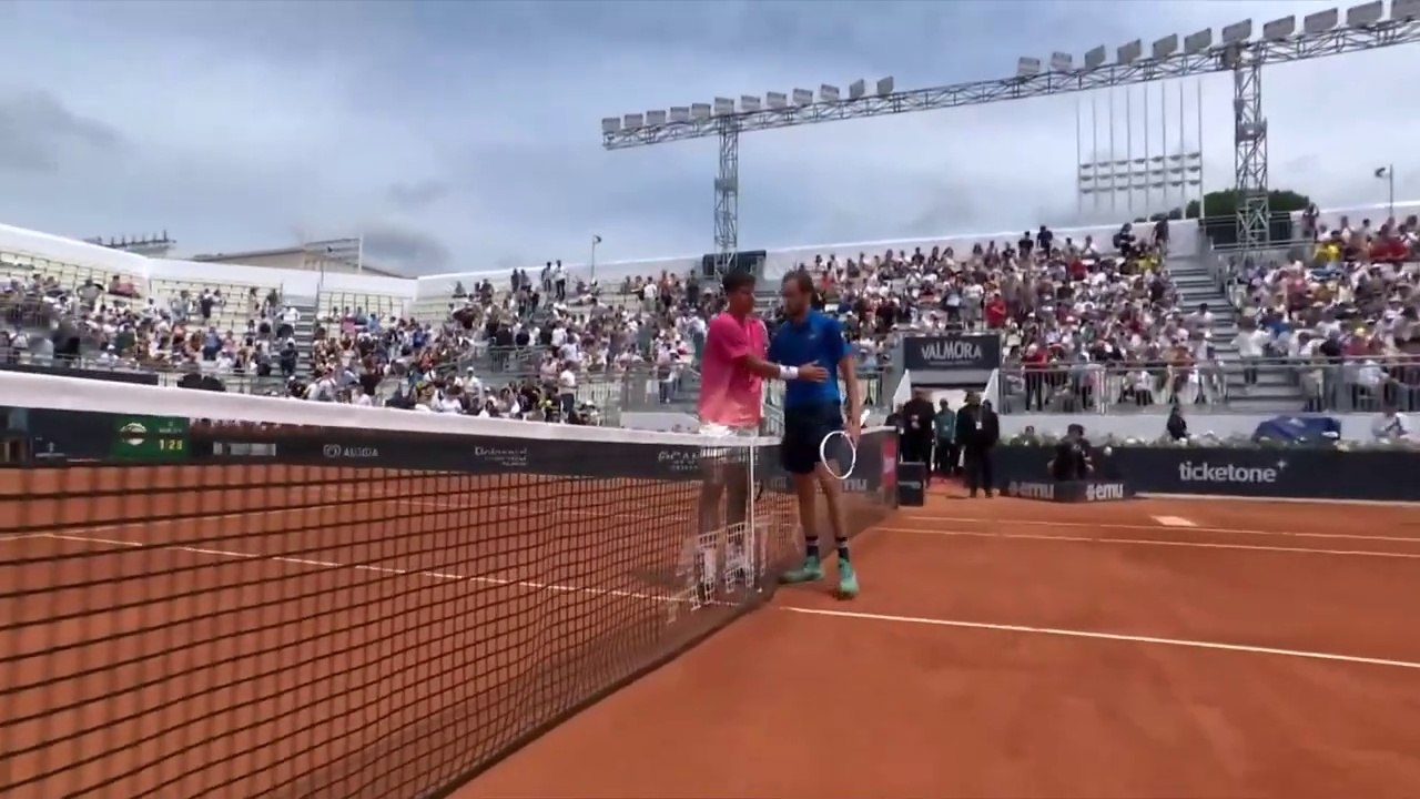 Daniil Medvedev superó a el australiano Alexei Popyrin | Resumen | Masters 1000 de Roma