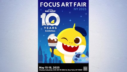 핑크퐁 아기상어, 한국 최초로 뉴욕 '포커스 아트페어' / YTN