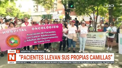 PACIENTES LLEVAN SUS PROPIAS CAMILLAS