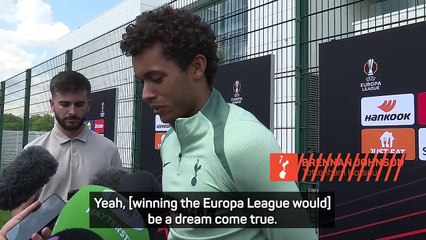 Winning the Europa League would be a 'dream come true' - Johnson