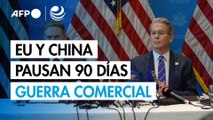 EU y China acuerdan una pausa de 90 días en su guerra comercial