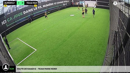 Faute de Ramzi G - Team Paris Nord