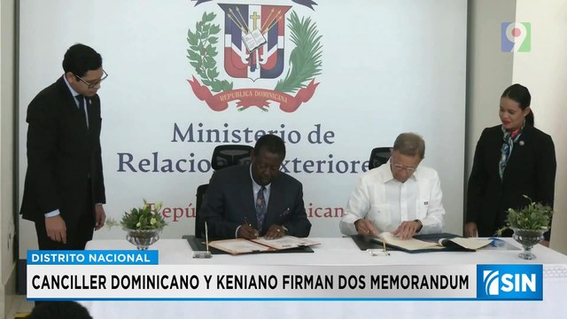 Kenia y RD fortalecen sus vínculos diplomáticos y firma de acuerdos | Primera Emisión SIN