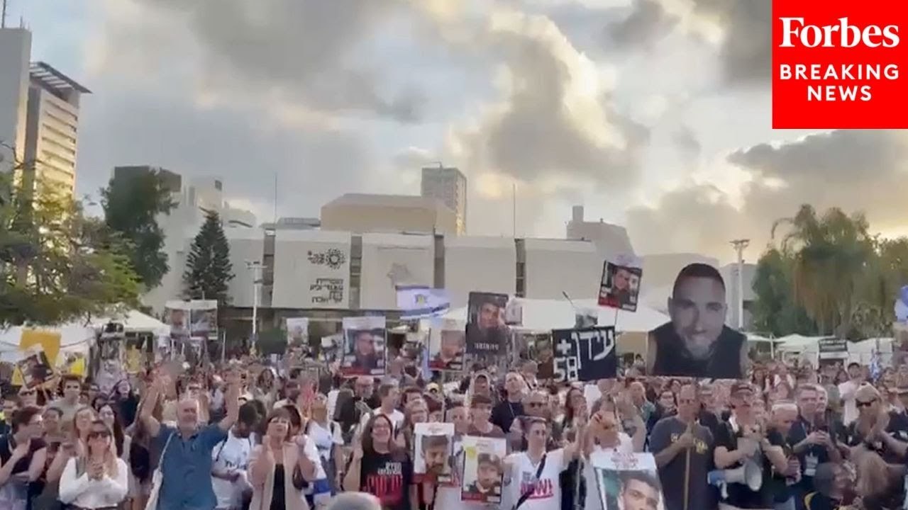 Cheers Erupt In Tel Aviv As Israeli-American Hostage Edan Alexander Is Released By Hamas