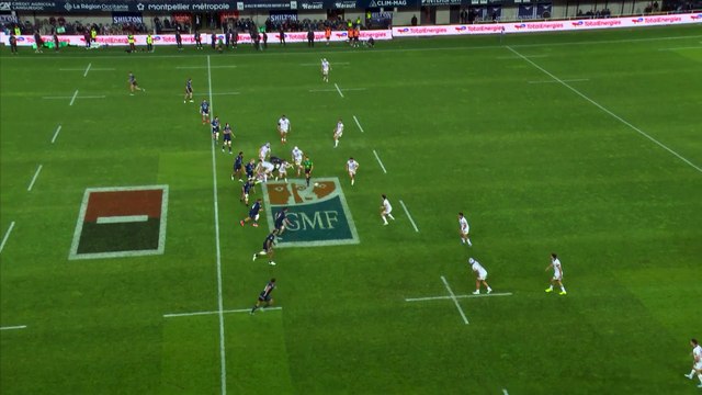 TOP 14 - Essai de Jon ECHEGARAY 2 (UBB) - Montpellier Hérault Rugby - Union Bordeaux-Bègles