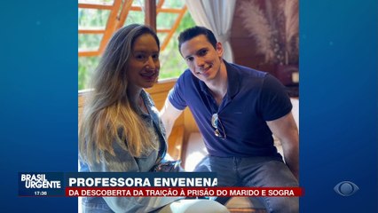 Professora envenenada: descoberta de traição e prisão do marido e sogra