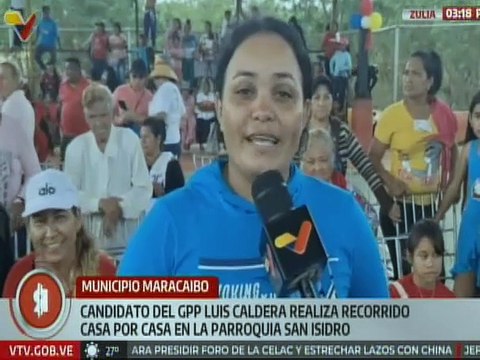 Zulia | Parroquianos de San Isidro reafirman su respaldo al candidato del GPP Luis Caldera